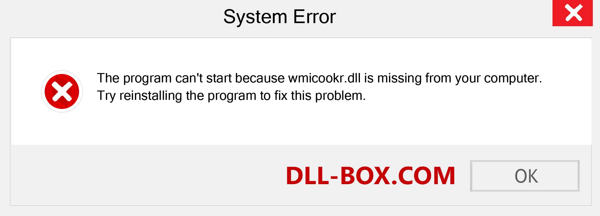  wmicookr.dll file is missing?. Download for Windows 7, 8, 10 - Fix  wmicookr dll Missing Error on Windows, photos, images