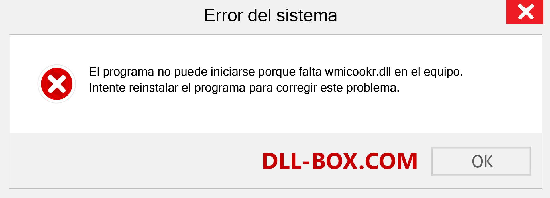 ¿Falta el archivo wmicookr.dll ?. Descargar para Windows 7, 8, 10 - Corregir wmicookr dll Missing Error en Windows, fotos, imágenes