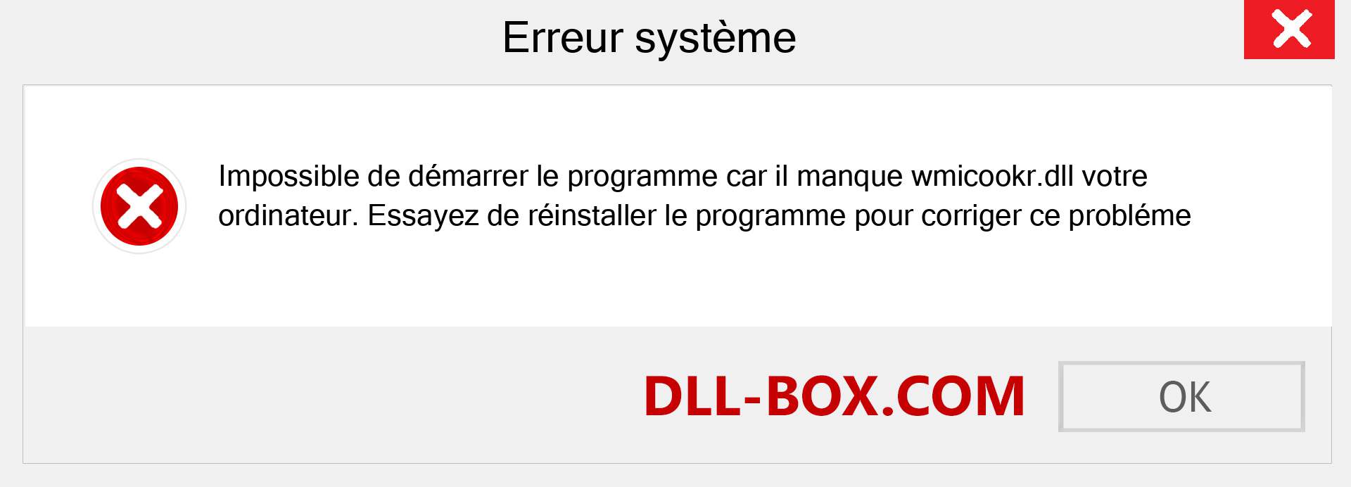 Le fichier wmicookr.dll est manquant ?. Télécharger pour Windows 7, 8, 10 - Correction de l'erreur manquante wmicookr dll sur Windows, photos, images