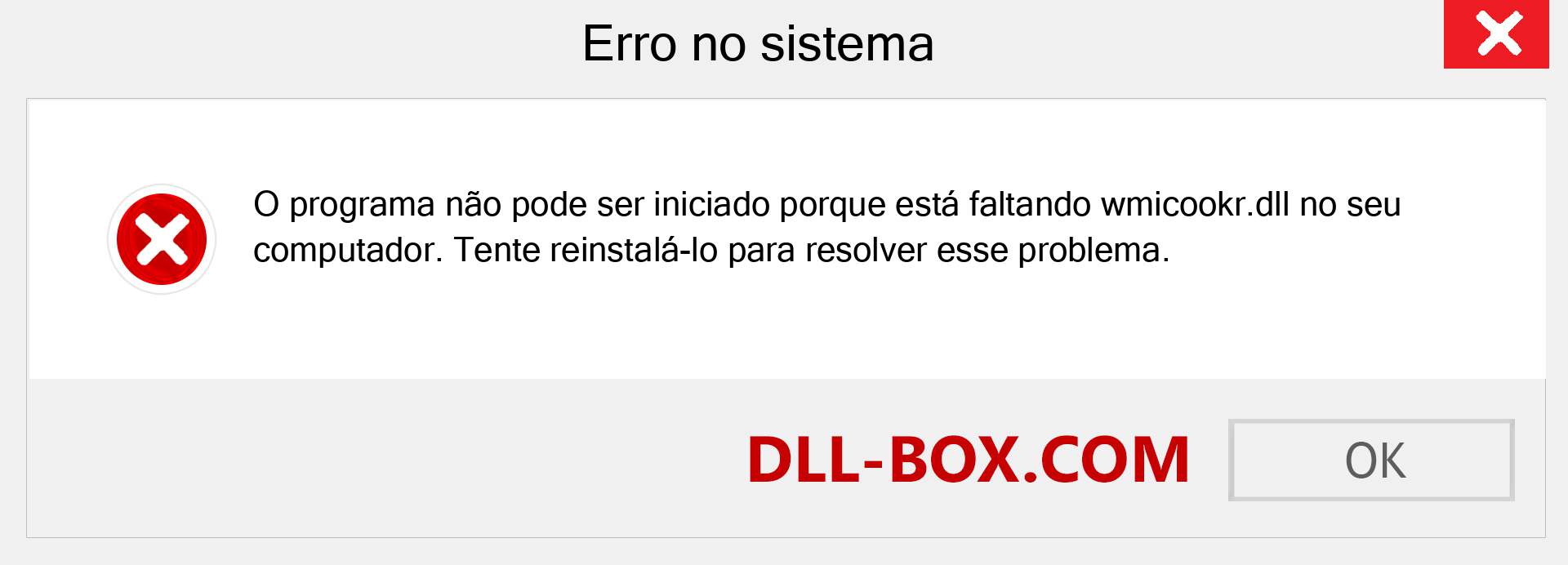 Arquivo wmicookr.dll ausente ?. Download para Windows 7, 8, 10 - Correção de erro ausente wmicookr dll no Windows, fotos, imagens